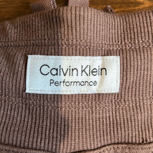 Calvin Klein Womens Sweatpants Plus sz 2X  Logo brown Nwt Drawstring - Picture 6 of 7